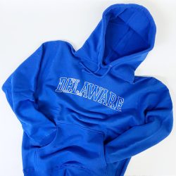 University of Delaware Arched Delaware Hoodie Sweatshirt - Royal Blue