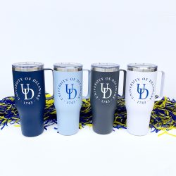 University of Delaware Blue and Yellow Spirit Pom-Pom – National 5 and 10