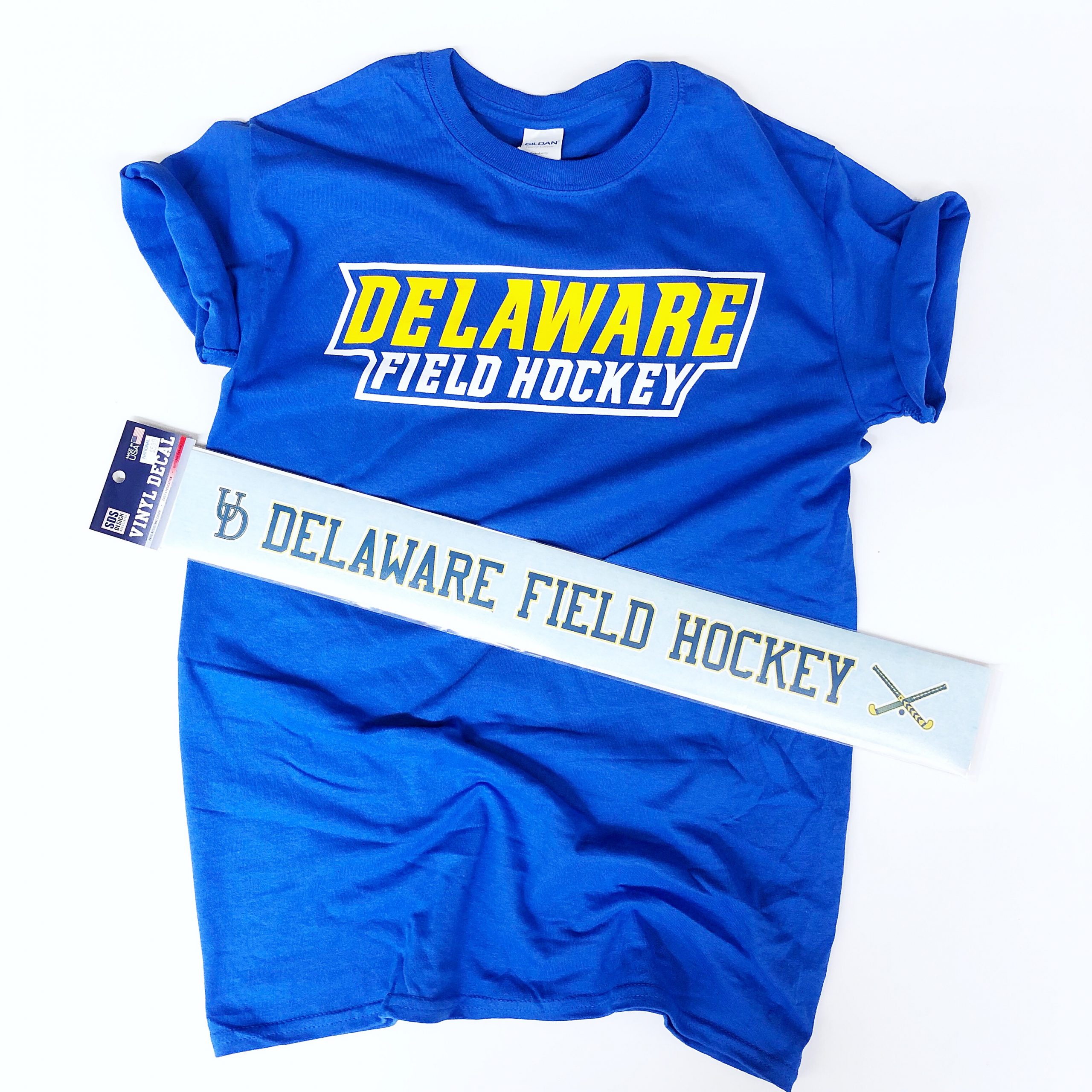University of Delaware Ice Hockey T-shirt – Oxford – National 5 and 10