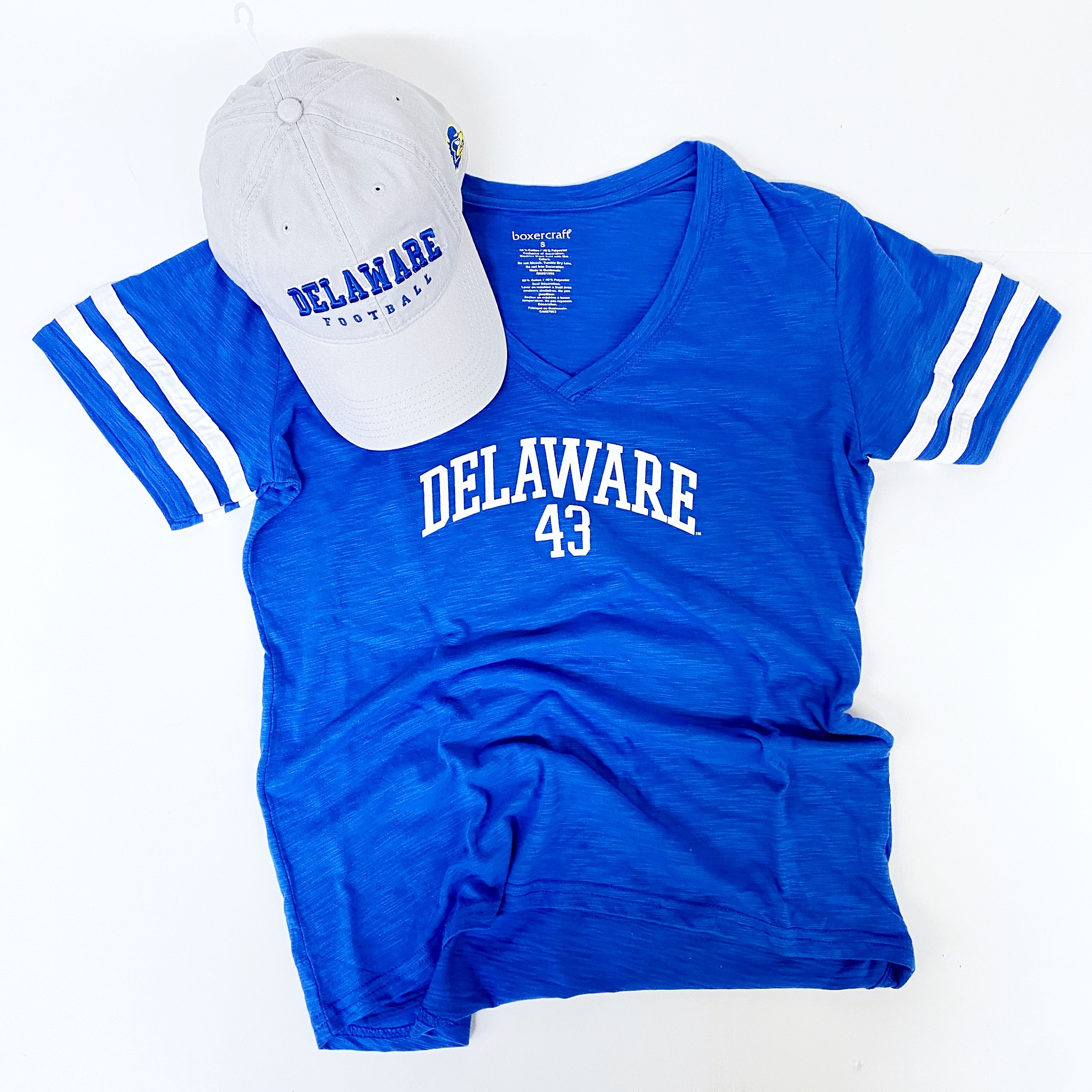 Women's Delaware Blue Coats Fanatics Branded Royal Overtime Team V-Neck  T-Shirt