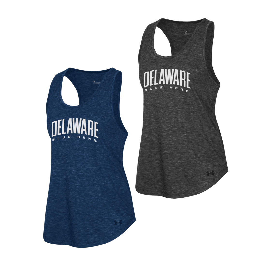 University of Delaware Women's Under Armour Heat Gear V-neck T