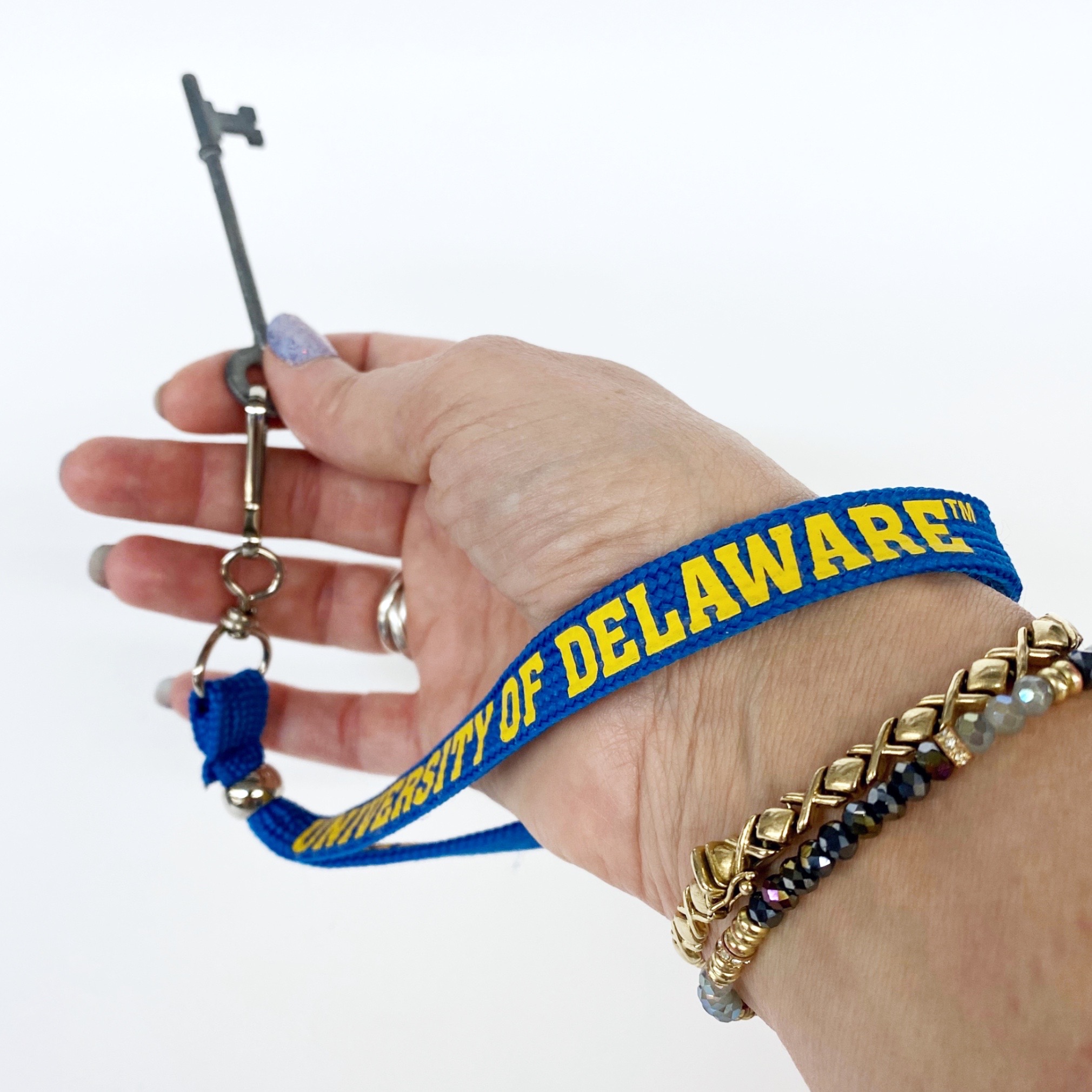 University of Delaware Silky Breakaway Key Chain Lanyard
